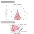 thumbnail image 5 of chaungfeng Pink Christmas Tree Sticker, Static Cling Window Decal, Removable Glass Decor, for Home, Office, Shop, 5 of 5