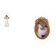 thumbnail image 1 of Figura decorativa de querubín en resina sosteniendo una paloma. Ideal para decorar el salón, el escritorio o los pasillos. Incluye un pequeño marco de, 1 of 8