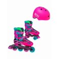thumbnail image 1 of Combo Patines 2 En 1casco Inf Rosa Roller Deby, 1 of 7