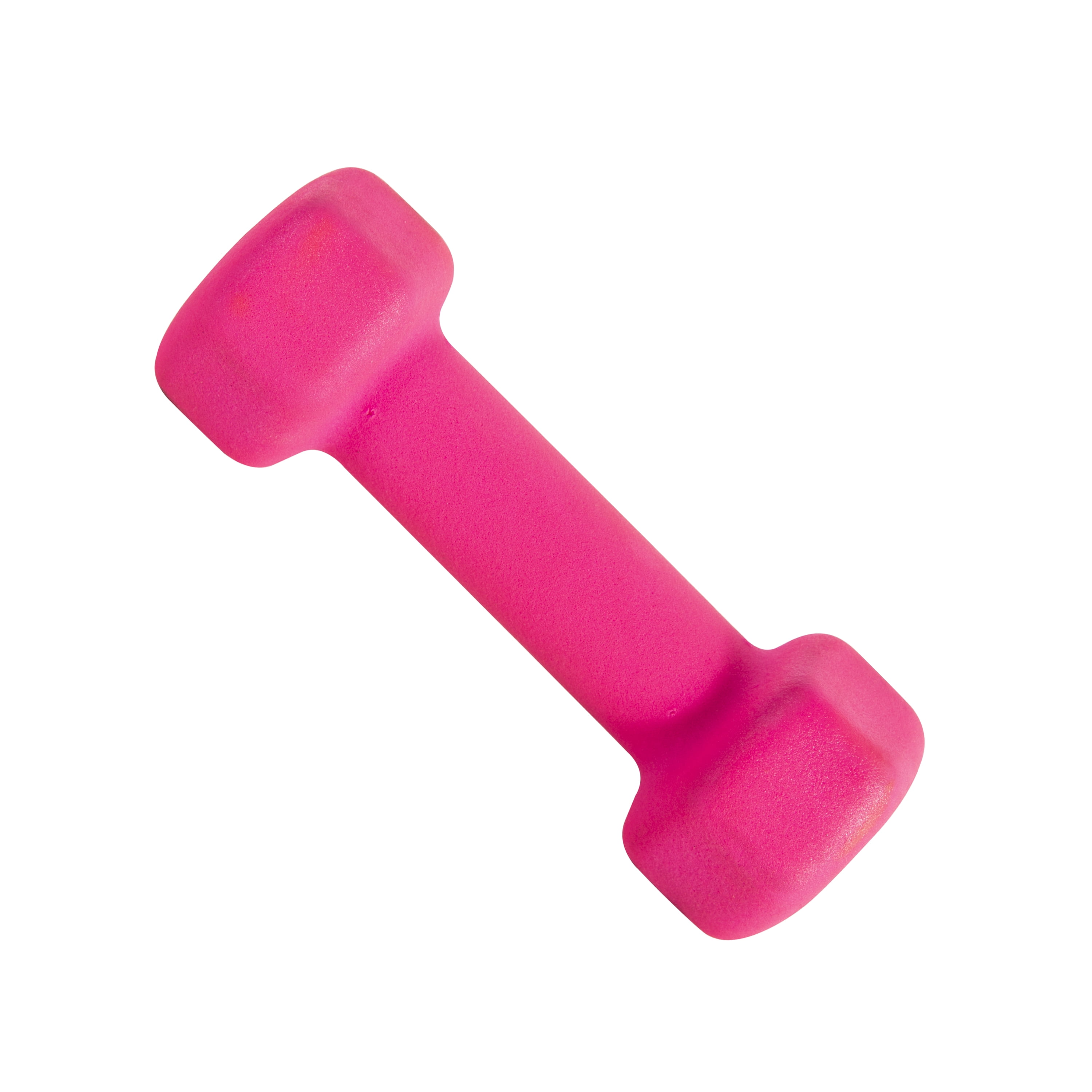 FixtureDisplays? Neoprene Coated Dumbbell Weights 3 Pound, Single, Pink  15207-3LB-1PC