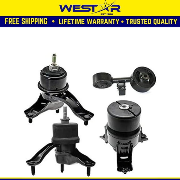 Fits 2002-2006 Toyota Camry 2.4L Engine Motor & Trans Mount for AUTO 4PCS : A4203, A4211, A4204, A4207