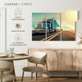 thumbnail image 4 of Elephant Stock Truck Wall Art - Horizontal Multi Panel Canvas - Living Room Wall Decor - Transportation Multi Panel - Teal And Gray Decor - 50" x 32", 4 of 4