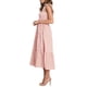 thumbnail image 5 of VISgogo Vestido de Mujer, Color Sólido Sin Mangas Volantes de Una Pieza con Tirante Ajustable para el Hombro para el Verano, S/M/L/XL VISgogo moda, 5 of 7