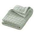 thumbnail image 6 of Hotel Style 6-Piece Egyptian Cotton Textured Bath Coordinate Towel Set, Soft Sea, 6 of 7
