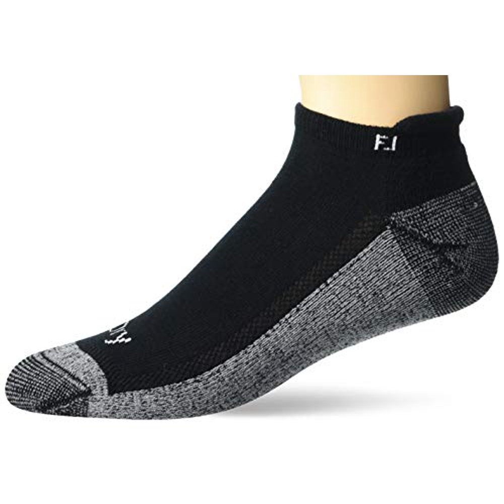 FootJoy FootJoy Men's ProDry Roll Tab 2Pack Socks Black Size 712