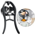 thumbnail image 1 of SHAR Stainless Steel Egg Opener Manual Egg Shell Topper with Egg Yolk Separator Egg Separator Egg Cracking Tool Egg Yolk Separator Egg Yolk White Filter, 1 of 5