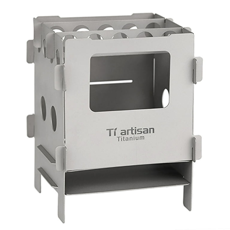 Titanium top hiking stove