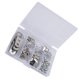 thumbnail image 5 of Scienceny Gancho para marco de fotos de 66 uds, marco de fotos plateado, reloj para colgar en la pared, anillo en forma de D, accesorios, combinación de Herramientas y ferretería Scienceny TO1186-00B, 5 of 6