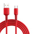 thumbnail image 1 of Charging Cable Mobile Phone 3A Output Charging Cord Phone charging cord phone 3A USB Power Cable, Red, Replacement for Android, 1.5m, 1 of 9