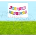 thumbnail image 1 of Happy Birthday (18" x 24") Yard Sign, Includes Metal Step Stake, 1 of 6
