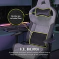 thumbnail image 3 of CORSAIR T3 RUSH - Gaming chair - armrests - T-shaped - tilt - fabric - charcoal gray, 3 of 6
