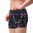 thumbnail image 2 of Lukts Colorful Guitar Pattern Men's Underwear Covered Waistband Boxer Briefs-Small, 2 of 5