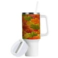 thumbnail image 2 of 40 Oz Car Handle Water Bottle Water Cup Water Bottle Water Jug Coffee Cup Travel Water Bottle Colorful Maple Leaves, 2 of 8