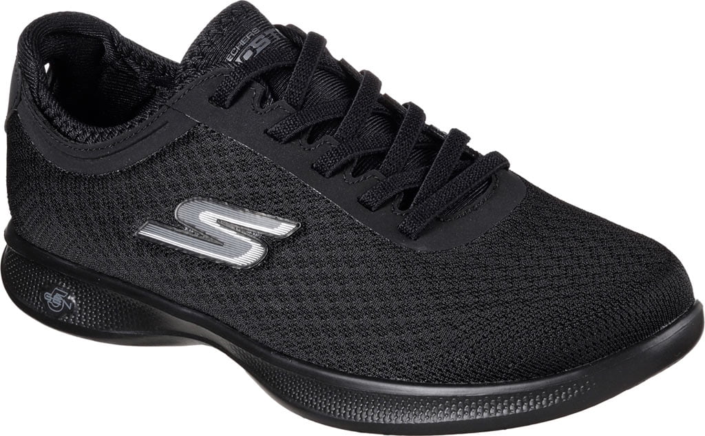 Todos Descuido he equivocado Women's Skechers GO STEP Lite Dashing Sneaker Black/Black 9.5 M -  Walmart.com