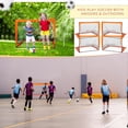 thumbnail image 5 of Portería de Fútbol para Niños Negra, Portería de Fútbol de Entrenamiento Móvil Plegable Portátil, 5 of 5