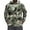 02Dark Gray, variant on Mens Camo Hoodie Fashion Fleece Long Sleeve Pullover Hoodie with Drawstring Military Hooded Sweatshirt Contrast Camouflage Trendy Hoodie Army Green L