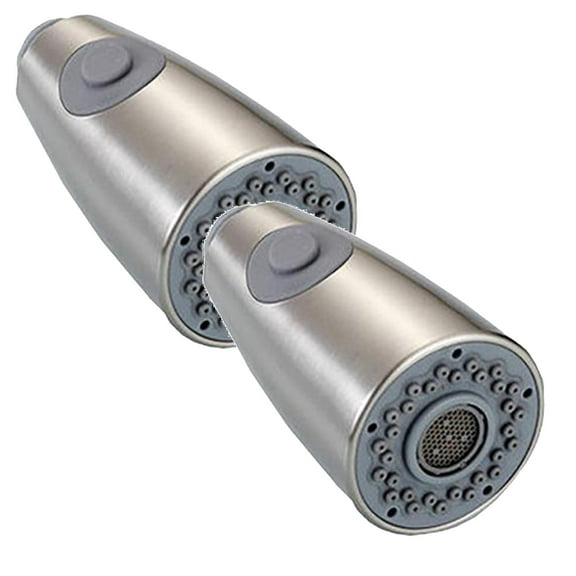 2Pack Universal Pull Down Kitchen Faucet Sprayer Head Replacement Pull Out Kitchen Faucet Spray Head Bruhsed 2 Function Sprayer A Water Pipe Nozzle Home Decor