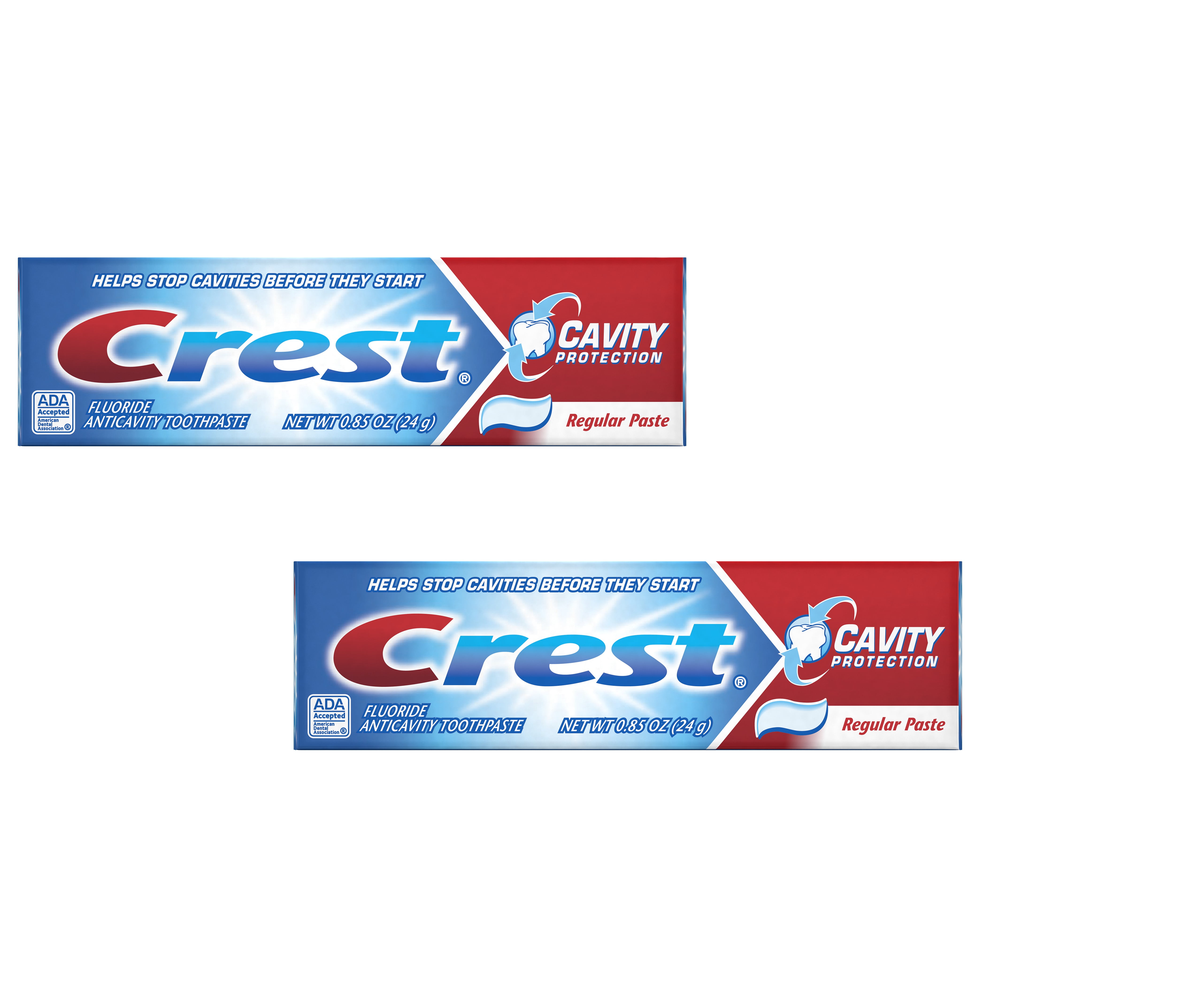 Crest Cavity Protection Regular Toothpaste, .85 oz 2 Pack Walmart