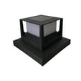thumbnail image 1 of DOLITY Outdoor Solar Post Light Fence Post Light Warm Light for Courtyard Black, 1 of 5