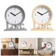 thumbnail image 1 of 2 Uds. Reloj de Escritorio Decorativo con Palabras de Amor, Adorno Que No Hace Tictac Soledad reloj geométrico, 1 of 10