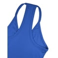 thumbnail image 4 of Workout Tops for Women Racerback Basic Tank Summer Camisole V Neck Slim Fit Ribbed Sleeveless Blue L, 4 of 7