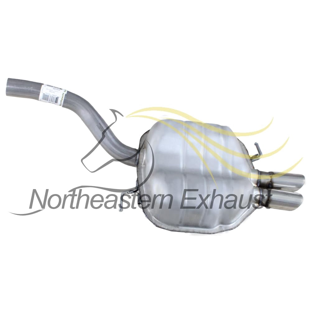 Northeastern Exhaust | Stainless Steel Resonator & Muffler Exhaust System Kit Fits Volkswagen Passat 2006–2010 & Volkswagen CC 2009–2013 2.0L | Sedan