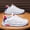 G63 White Red, variant on ' High-Top Breathable Athletic Sneakers with Air-Cushion Sole, Cushioned Insole & PVC Upper/Rubber Outsole - Lace-Up Gym,Streetwear Suitable for Daily Workouts & Urban Commutes,