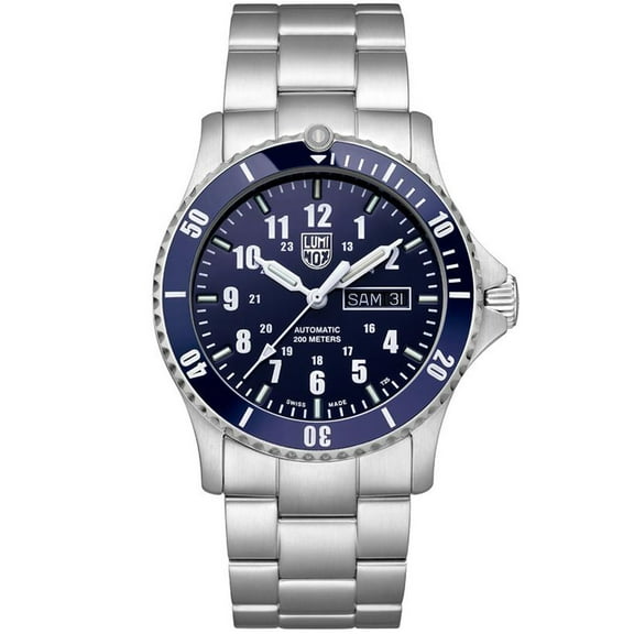 Luminox 0924 Men's Sport Timer Blue Dial Automatic Bracelet Watch