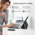 thumbnail image 6 of Android 14 Tablet 10 inch, 8GB RAM+64GB ROM+1TB Expend Tableta, 1.8Ghz Quad-core Processor, 2 in 1 Tablets with Keyboard Case/ Mouse/ Stylus/ 8MP Camera/ 6000mAh Battery/ 1280x800 HD Display, 6 of 7