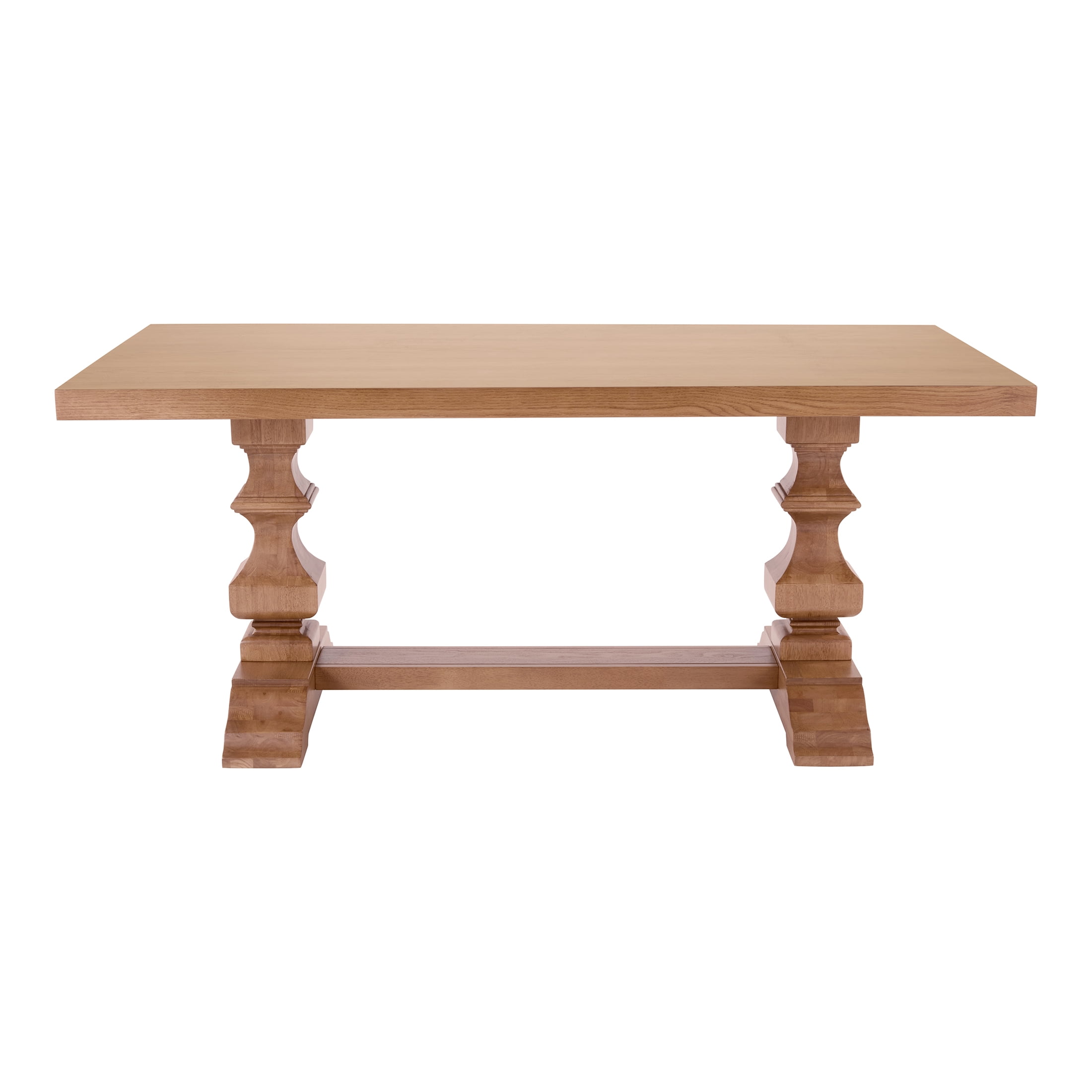 My Texas House Grove Trestle Dining Table, Warm Brown