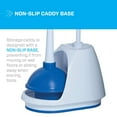 thumbnail image 7 of Mr. Clean Turbo Plunger and Bowl Brush Caddy Set - Toilet Brush & Holder Combo - White — Home & Garage Storage, Stackable Design, 7 of 7