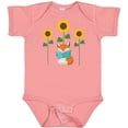 thumbnail image 3 of Inktastic Reading Book Lover Sunflower Fox Boys or Girls Baby Bodysuit, 3 of 5
