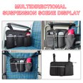 thumbnail image 5 of Wheelchair Accessories,Wheelchair Storage Bag,Pouch for Walker,Wheelchair Side Bags Back Bag,Walker Cup Holder for Rolling,Universal Wheelchair Clip on Cup Holder-14.2*7.5 Inches (Black), 5 of 8