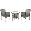 3-Piece Rattan Conversation Group