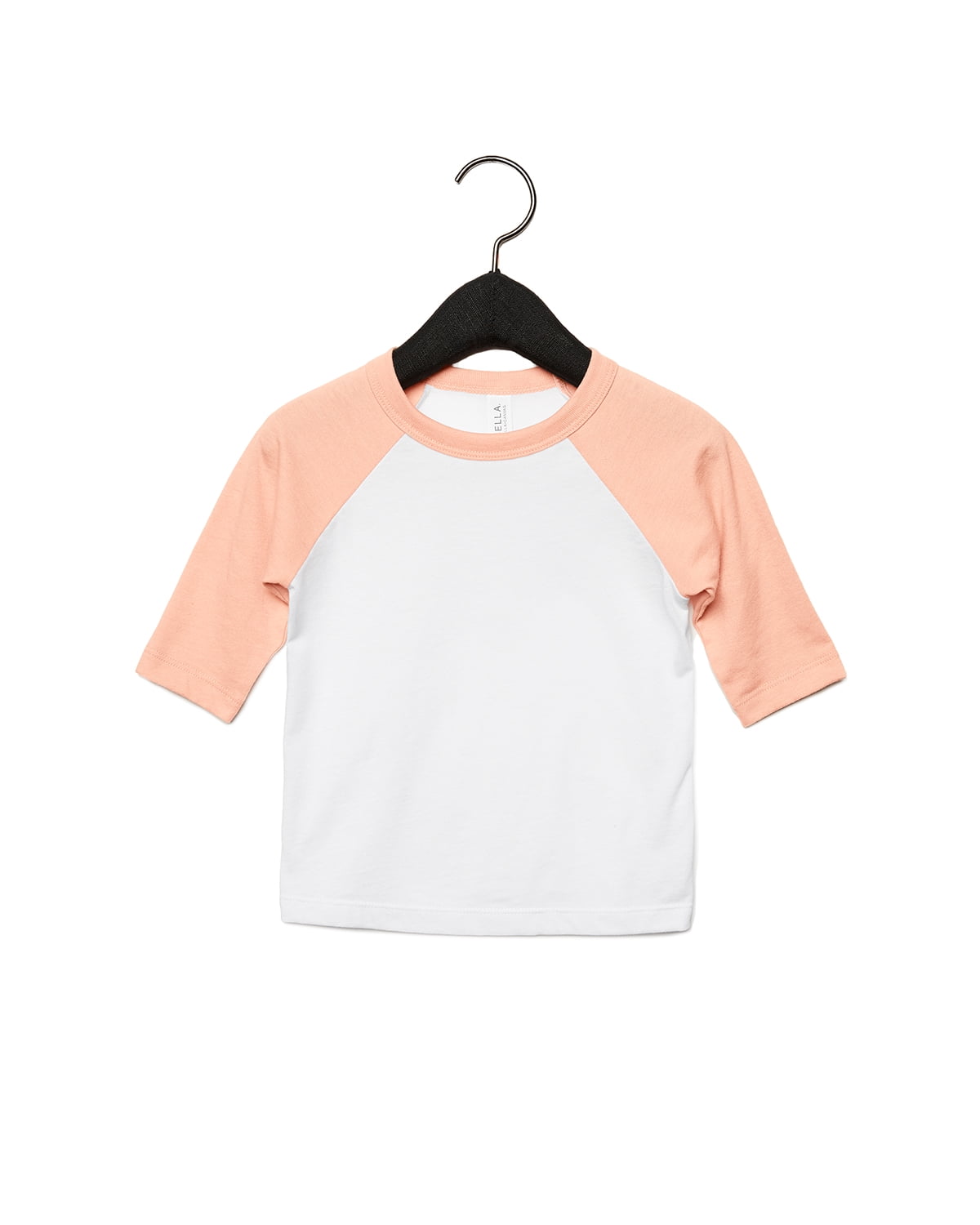 peach baseball tee