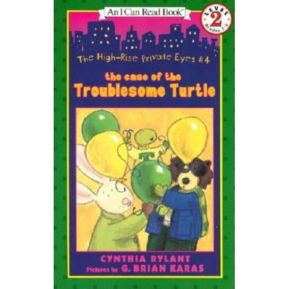 I Can Read Level 2 The High-Rise Private Eyes #4: The Case of the Troublesome Turtle, (Paperback)