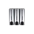 thumbnail image 1 of Cateissary Dispensador de jabón Triple, contenedor de líquido para champú montado en la pared, Manual, accesorios de cocina para baño, Juegos de accesorios de baño Plata, 1 of 5