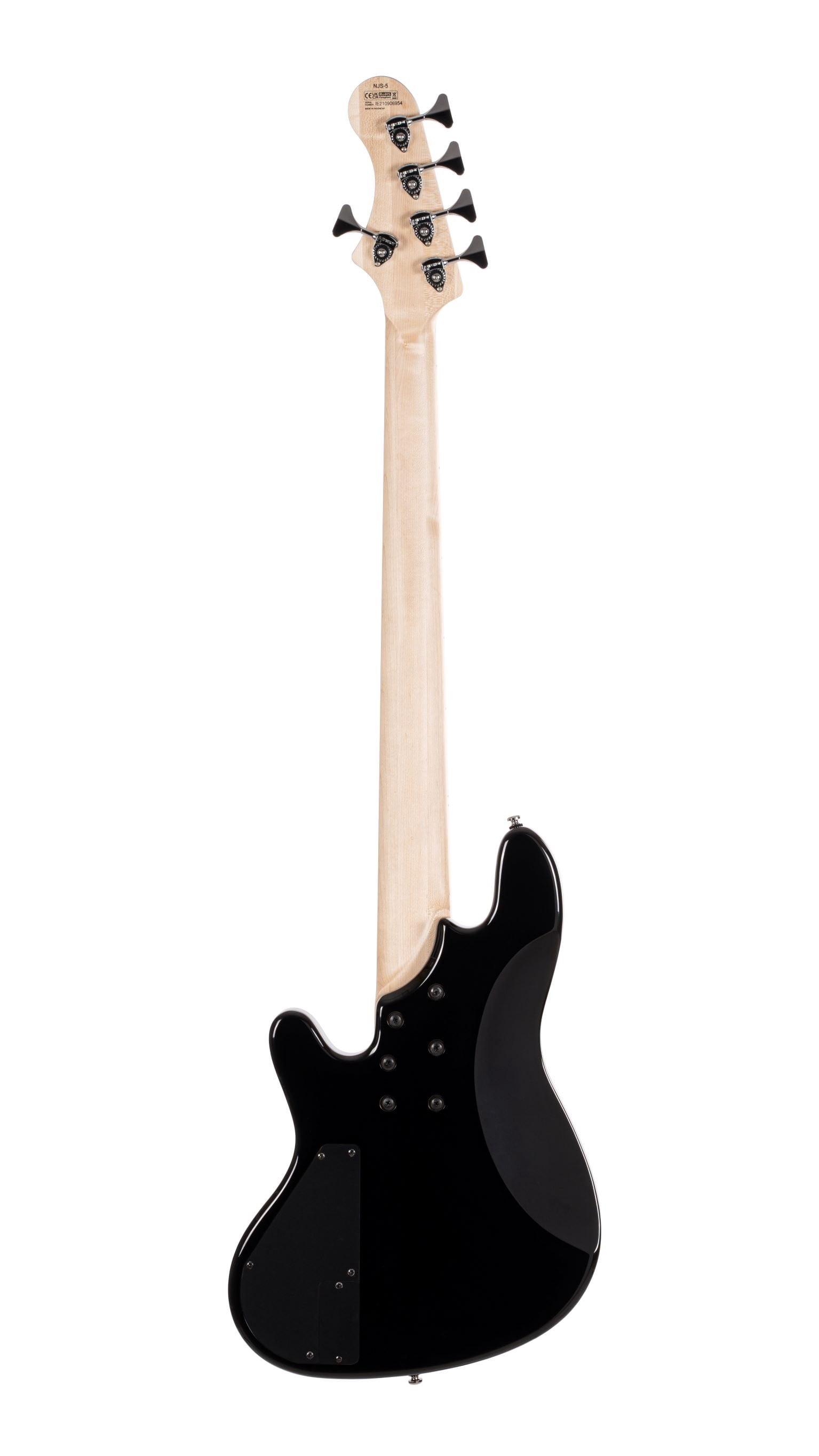 Cort Guitars NJS5BK-U Elrick NJS Series 5-String Electric Guitar, Black