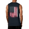 thumbnail image 4 of LNZGNM Mens 4th of July Tank Tops Big and Tall USA Flag Sleeveless Shirt Casual Muscle Graphic Tank Tops Parade Tee Shirts,Navy XL, 4 of 4
