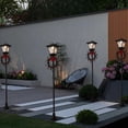 thumbnail image 2 of EUDIDV Christmas Lights Christmas Solar Hexagonal Lights Garden Lighting Decoration 82cm To 1m1 High Garden Paths Lights Xmas Decorative Lights, 2 of 7
