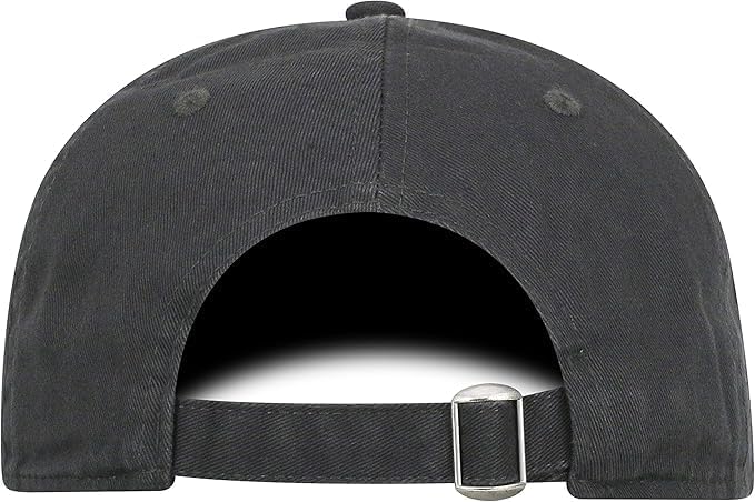 Brand New Collegiate Men's Charcoal Logo Alabama Adjustable Hat, 100% Cotton, Embroidered Logos, Official School Colors, Red