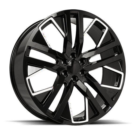 REP C21 26X10 6X139.7  31 78.1 Gloss Black Milled Wheel
