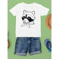 thumbnail image 3 of Raccoon With Shawl T-Shirt Juniors -Image by Shutterstock,  x-Large, 3 of 4