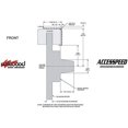 thumbnail image 4 of WILWOOD FRONT 14 & REAR 13 SUPERLITE BIG BRAKE COMBO WITH FREE BRAKE LINES, PARKING BRAKE CABLE & FLUID, RED, DRILLED, For 1962-1972 DODGE & PLYMOUTH W/2.36 OFFSET & SNAP RING BEARING, 4 of 9