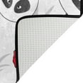 thumbnail image 4 of Dreamtimes Lightweight Soft Area Rugs, 80 x 58 inch（6'8" x 4'10"） Panda with Red Bow-Tie Floor Mat for Kids Playing Room Hardwood Floor Living Room Nursery Rugs, 4 of 6