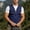 Dark Blue, variant on Men's Utility Fishing Vest Lightweight Outdoor Zip up Cargo Vest Jacket for Fishing Hiking Climbing (White L)
