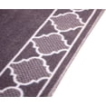 thumbnail image 4 of Custom Size Runner Rug Moroccan Trellis Border Dark Grey Cut to Size Rug Runner Customize Your Own Runner Rug, 4 of 9
