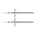 thumbnail image 4 of Pendientes colgantes perfecl Joyas llamativas geniales Plata, 4 of 8