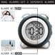 thumbnail image 5 of 5X Reloj Despertador Digital, Pantalla de Fecha y Hora, Campana Doble Muy Ruidosa para Persona con el SueñO Pesado, Alarma Doble, Luz de Fondo Azul para Adolescentes, 5 of 8