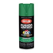 Krylon Fusion All-In-One, Satin, Spring Grass, 12 oz
